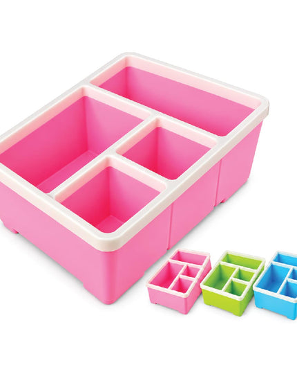 Organiser - 4 Compartment - Green