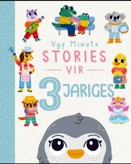 Boek - Vyf Minute Stories vir 3 Jariges