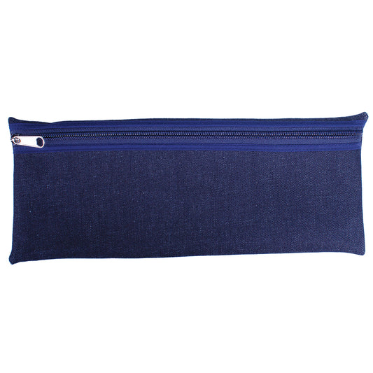 Pencil Bag Blue Denim - 33cm