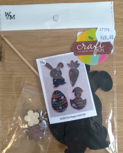 Craft Kit - Scratch Paper - Easter
