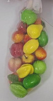 Fruit 20 piece in meshbag toy