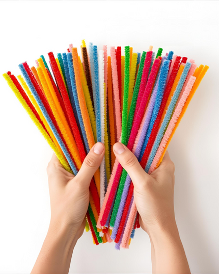 Pipe Cleaners Assorted Colours - 100's