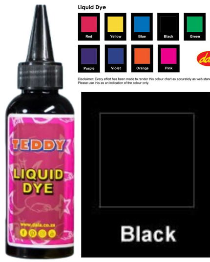 Liquid Dye 100ml Black