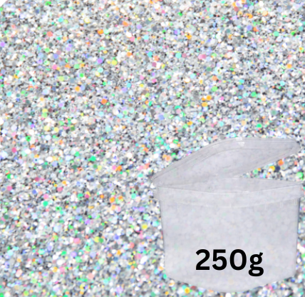 Glitter 250g Silver