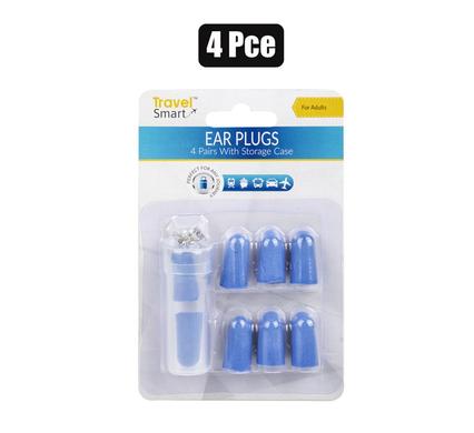 Ear Plugs - 4 Pairs with Storage Case