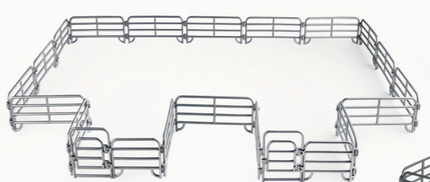 Farm Fence Miniature Set - 20 piece (2 with gates)