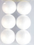 Polystyrene Round 40mm 6 p/pack