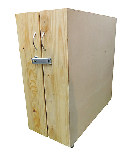 Wooden Book Shelves Single Corner Unit
