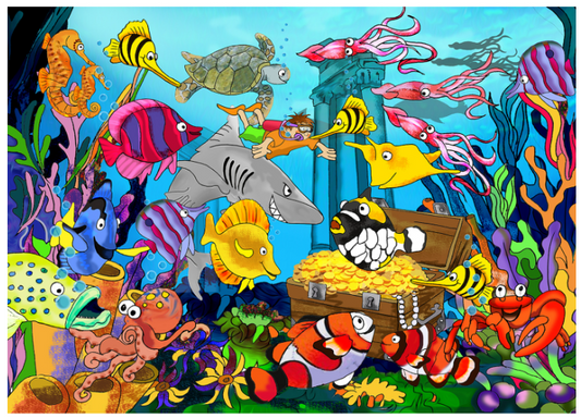Puzzle - 24 Piece Underwater