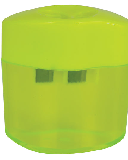 Barrel Sharpener - Two Hole - Yellow