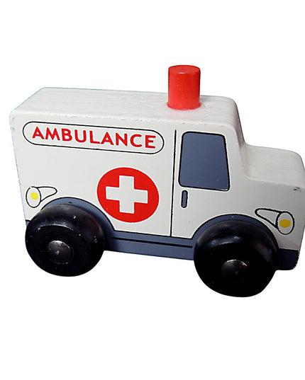 Wooden Vehicle Ambulance