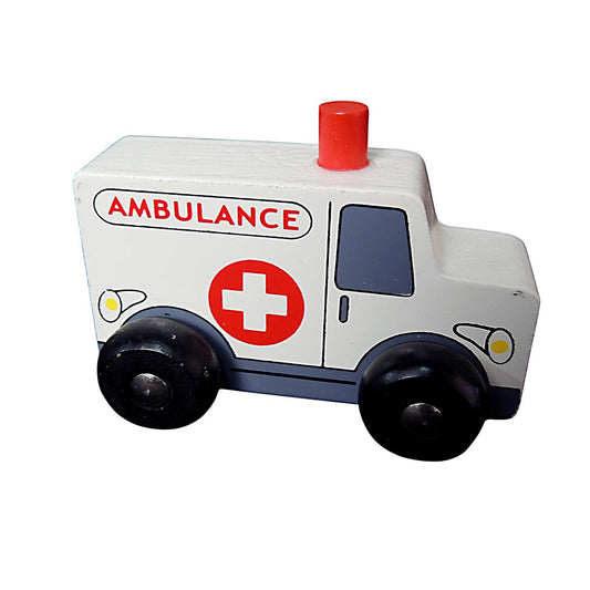 Wooden Vehicle Ambulance