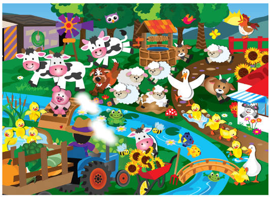 Puzzle - 24 Piece Fun on the farm