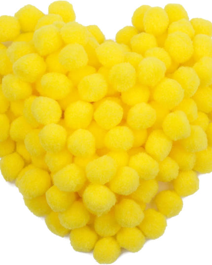 Pom Poms 30mm Yellow - 50 pcs