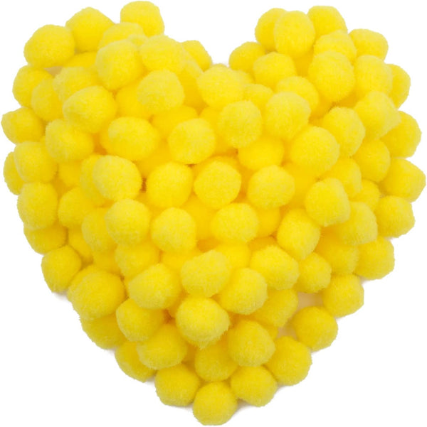 Pom Poms 30mm Yellow - 50 pcs