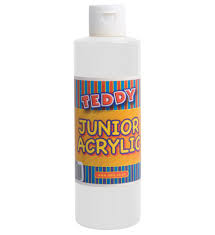 Junior Acrylic Paint 250ml - White