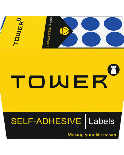 Labels - C13mm - Dot Blue - 400's