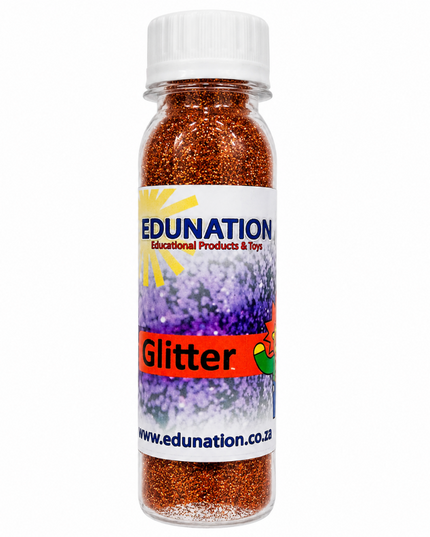 Glitter Bottle 100ml Rust