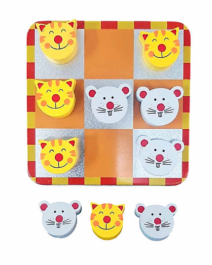 Cat and Mouse in Tin - Tic Tac Toe