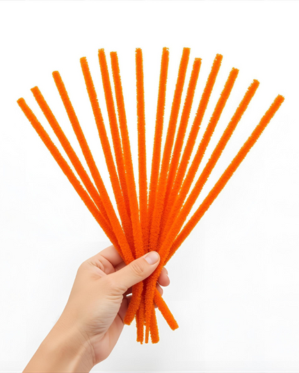 Pipe Cleaners 6mm 20's - Orange