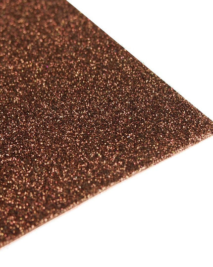 Foam Fun Glitter A4 Brown