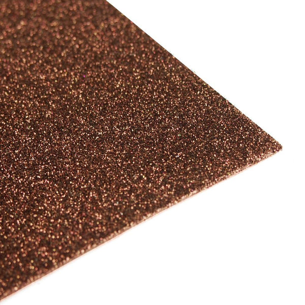 Foam Fun Glitter A4 Brown