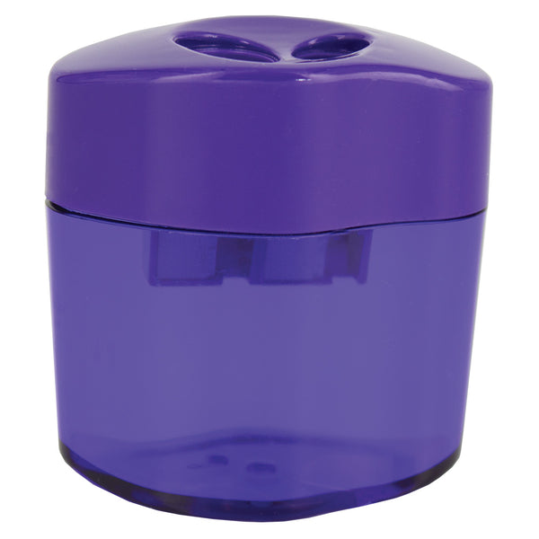 Barrel Sharpener - Two Hole - Purple