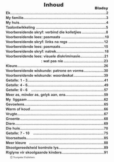 Boek Voorskoolse Aktiwiteitsboek