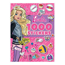 Book - Barbie & 1000 Sticker Colour Activities