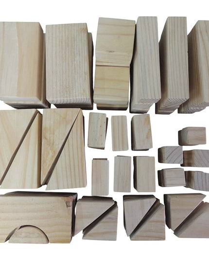 Wooden Blocks - 70 pc