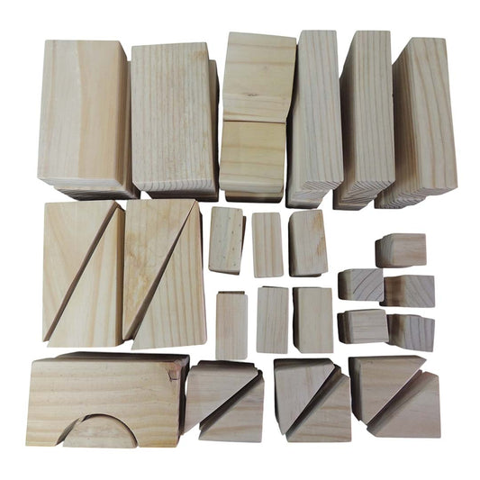 Wooden Blocks - 70 pc