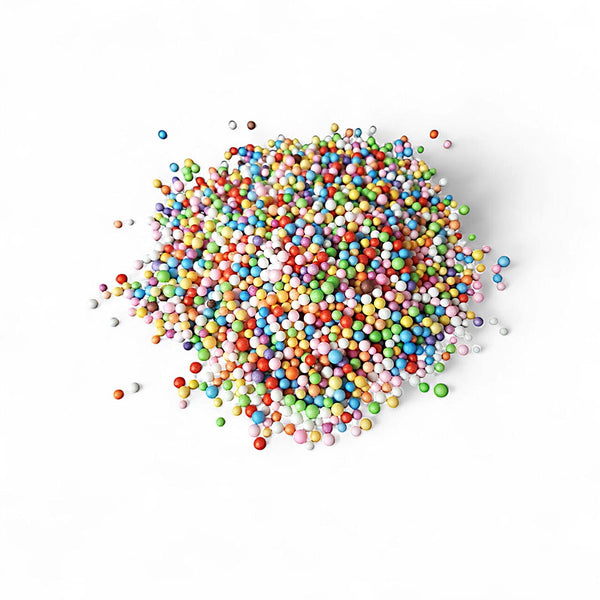 Poly Stuffing Balls Mix COL 2-4mm 2g