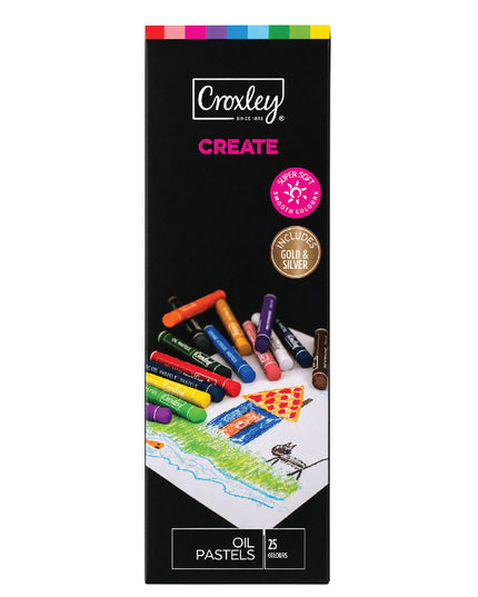 Oil Pastels 25's - Croxley