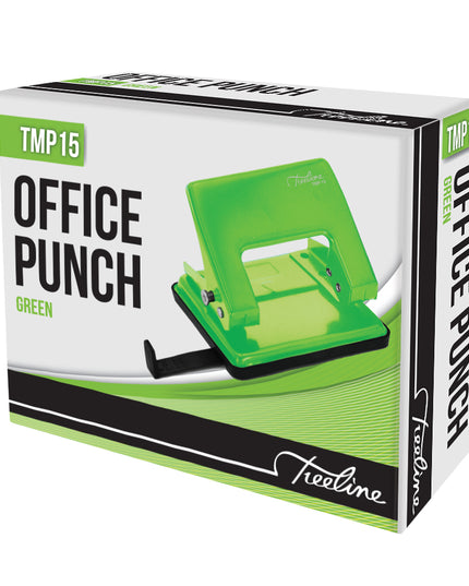 Office Punch Metal 15 sheets - Green