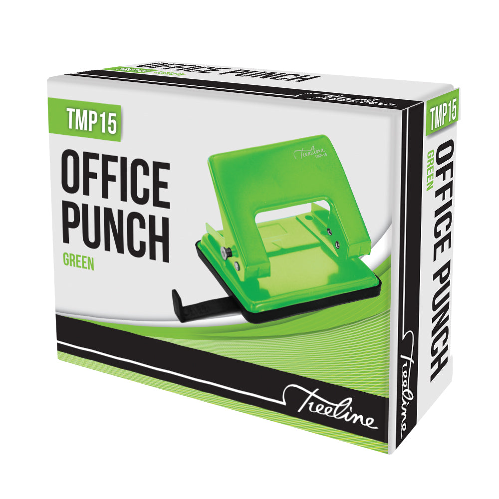 Office Punch Metal 15 sheets - Green