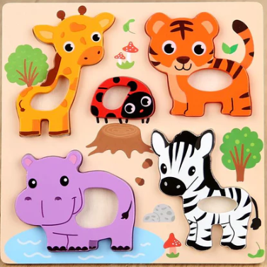Chunky Puzzle Wild Animals