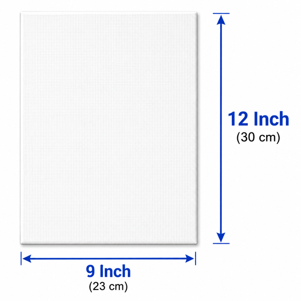 Canvas Panel 9x12 Inch - (23x30cm)