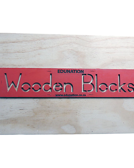 Mega Wooden Block Set of 60 Blocks