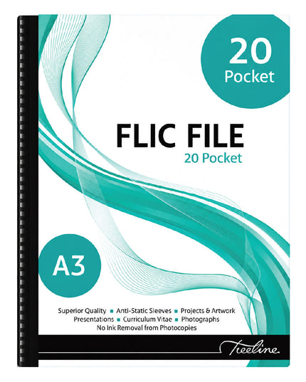 A3 Flic File 20 Pockets 2