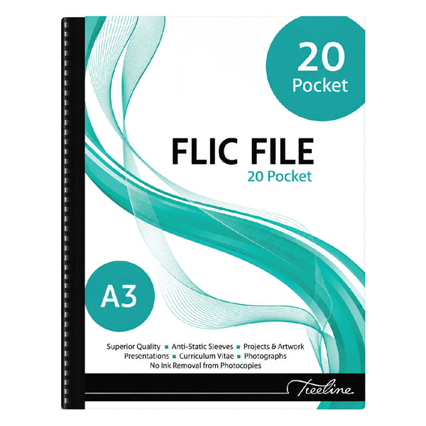 A3 Flic File 20 Pockets 2