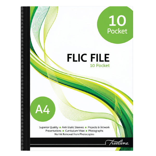 A4 Flic File 10 Pockets 2