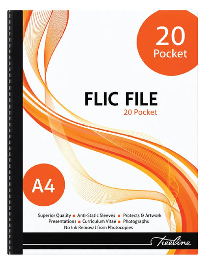 A4 Flic File 20 Pockets 2