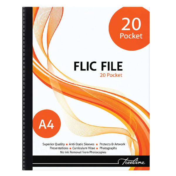 A4 Flic File 20 Pockets 2