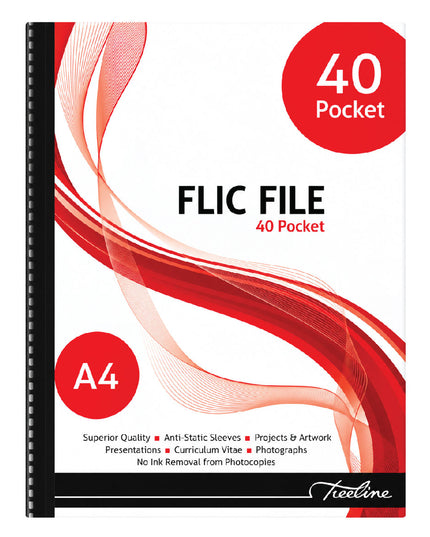 A4 Flic File 40 Pockets 2