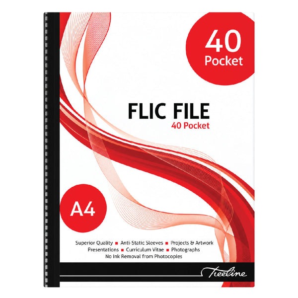 A4 Flic File 40 Pockets 2