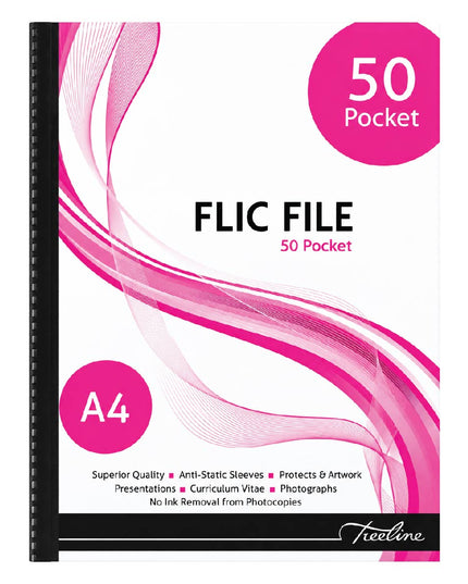 A4 Flic File 50 Pockets 2
