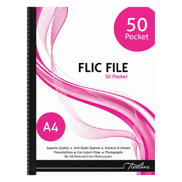 A4 Flic File 50 Pockets 2