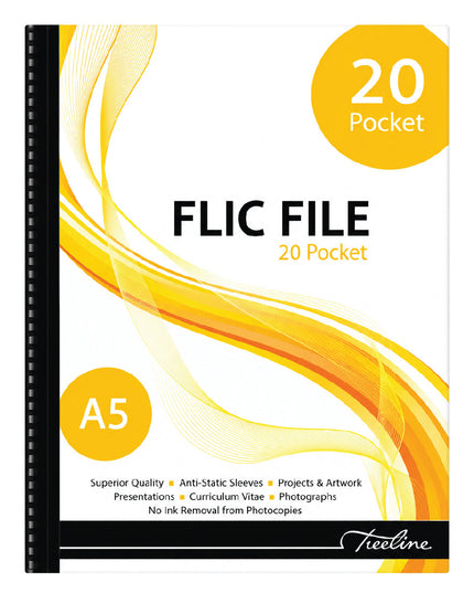 A5 Flic File 20 Pockets 2