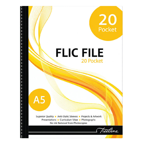 A5 Flic File 20 Pockets 2