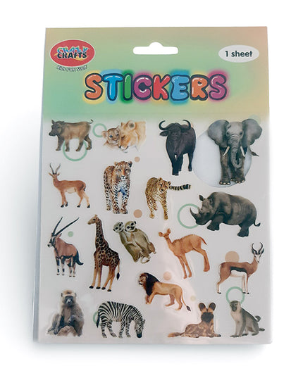 African Animals Stickers